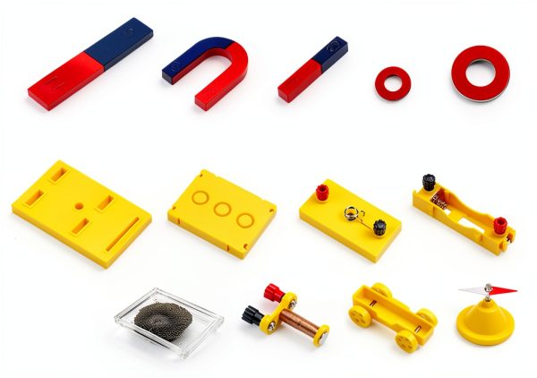 Large Science Lab Magnet Kit Physics Electromagnet Experiment Set for School Education Science Experiment Tools Teacher Supply-7
